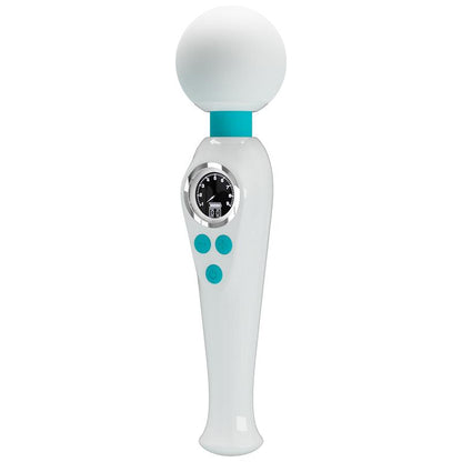 PRETTY LOVE - SKYLER MASSAGER WAND WITH DIGITAL SCREEN WHITE