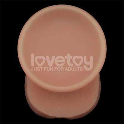 LOVETOY - SLIDING PRO DILDO SLIDING SKIN DUAL LAYER 8.5