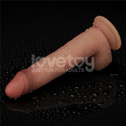 LOVETOY - SLIDING PRO DILDO SLIDING SKIN DUAL LAYER 8.5