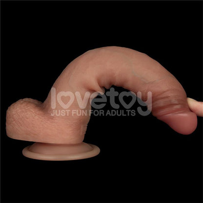 LOVETOY - SLIDING PRO DILDO SLIDING SKIN DUAL LAYER 8.5