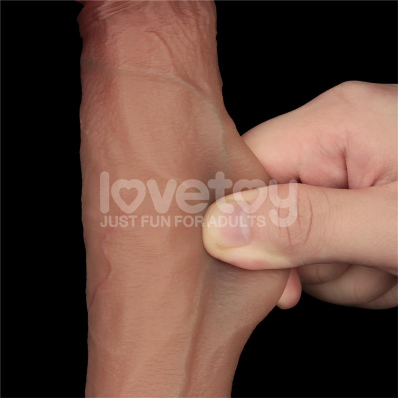 LOVETOY - SLIDING PRO DILDO SLIDING SKIN DUAL LAYER 9