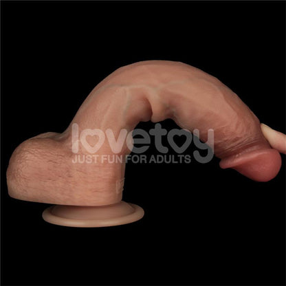 LOVETOY - SLIDING PRO DILDO SLIDING SKIN DUAL LAYER 9