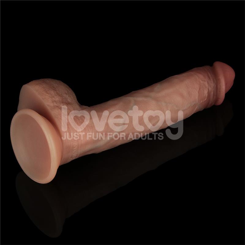 LOVETOY - SLIDING PRO DILDO SLIDING SKIN DUAL LAYER 9