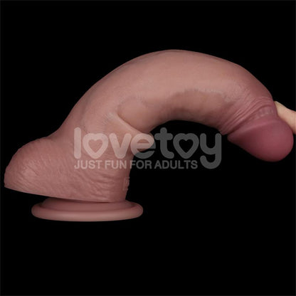LOVETOY - SLIDING PRO II DILDO SLIDING SKIN DUAL-LAYER 8.5