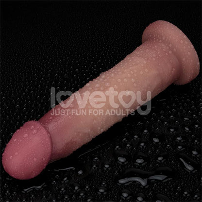 LOVETOY - SLIDING PRO II DILDO SLIDING SKIN DUAL-LAYER 9