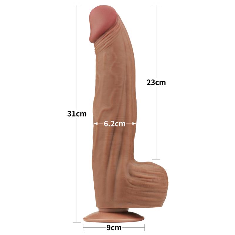 LOVETOY - SLIDING SKIN DUAL LAYER 12