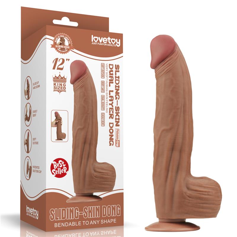LOVETOY - SLIDING SKIN DUAL LAYER 12