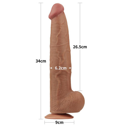 LOVETOY - SLIDING SKIN DUAL LAYER 13.5
