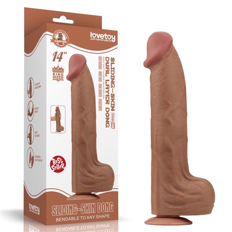 LOVETOY - SLIDING SKIN DUAL LAYER 14