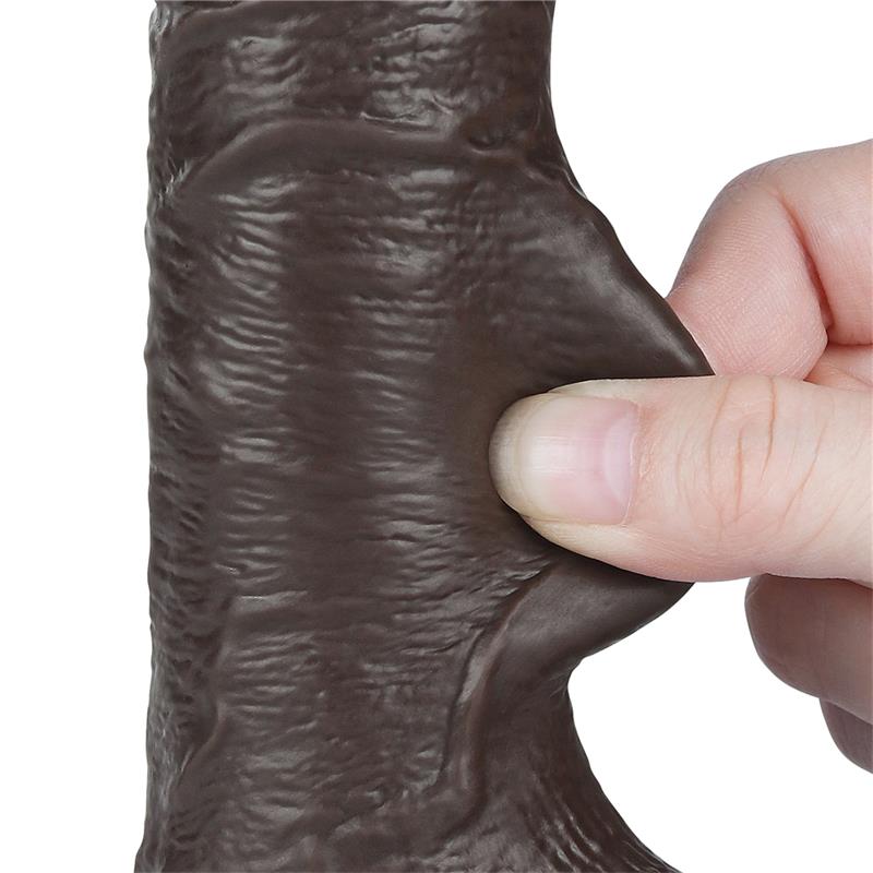 LOVETOY - SLIDING SKIN DUAL LAYER DILDO 7.5