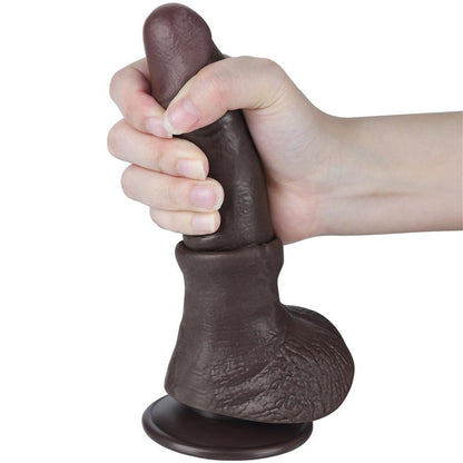 LOVETOY - SLIDING SKIN DUAL LAYER DILDO 7.5