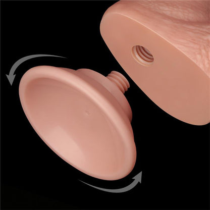 LOVETOY - SLIDING SKIN DUAL LAYER DILDO 7.5