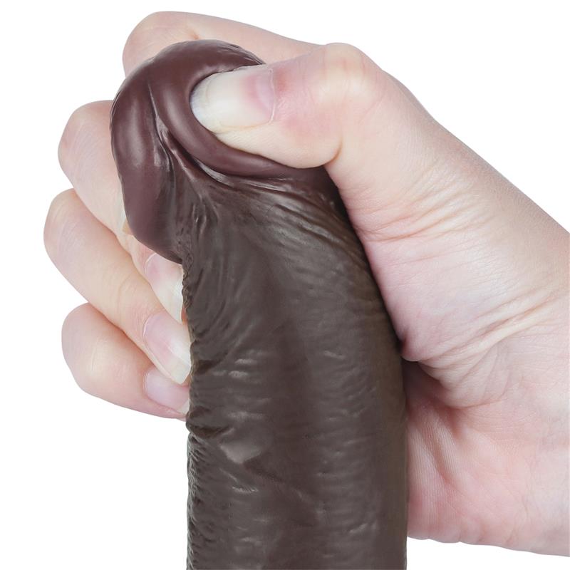 LOVETOY - SLIDING SKIN DUAL LAYER DILDO 7.5