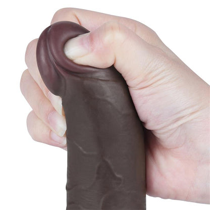 LOVETOY - SLIDING SKIN DUAL LAYER DILDO 7.5