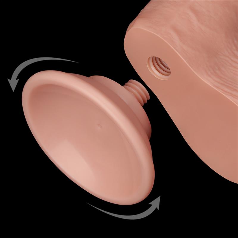 LOVETOY - SLIDING SKIN DUAL LAYER DILDO 7.5