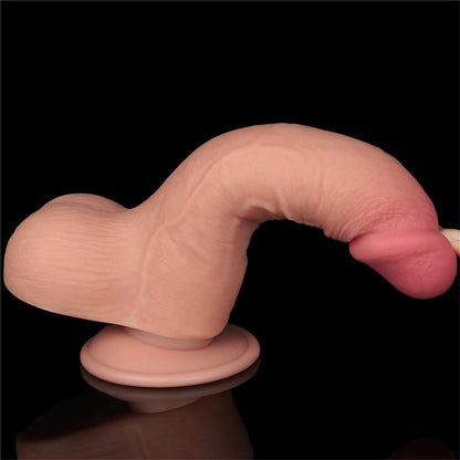 LOVETOY - SLIDING SKIN DUAL LAYER DILDO 7.5