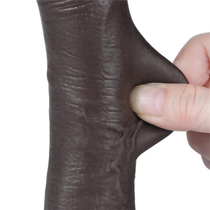 LOVETOY - SLIDING SKIN DUAL LAYER DILDO 7.5