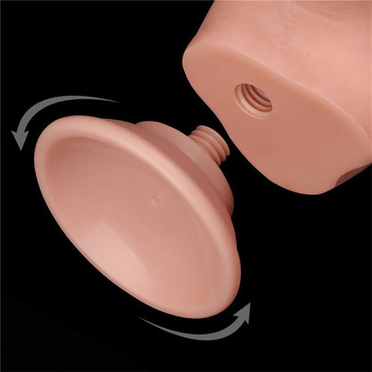 LOVETOY - SLIDING SKIN DUAL LAYER DILDO 7.5