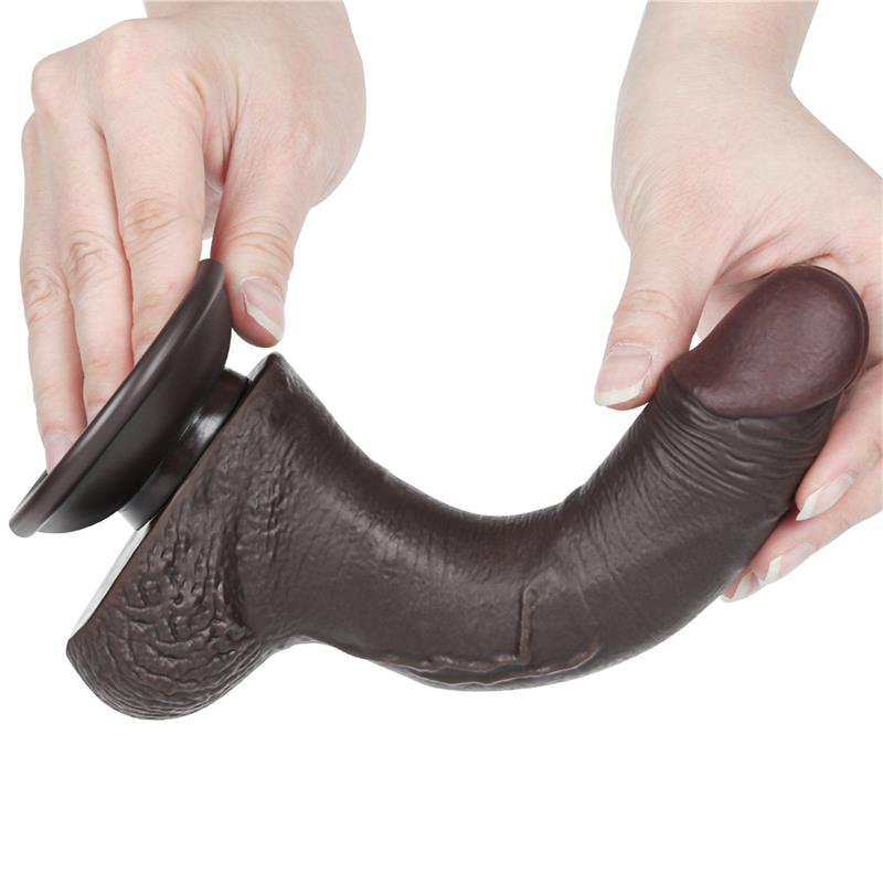 LOVETOY - SLIDING SKIN DUAL LAYER DILDO 7.5