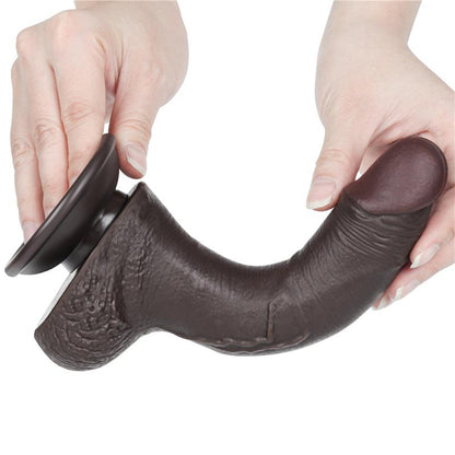 LOVETOY - SLIDING SKIN DUAL LAYER DILDO 7.5
