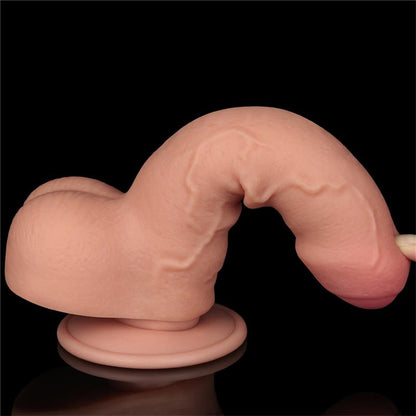 LOVETOY - SLIDING SKIN DUAL LAYER DILDO 7