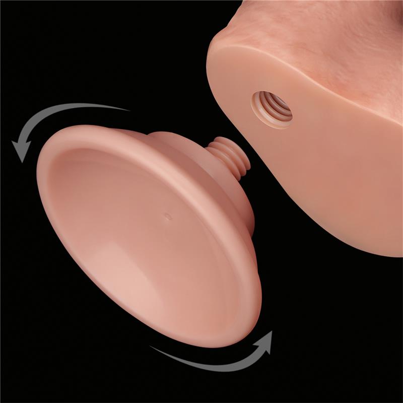 LOVETOY - SLIDING SKIN DUAL LAYER DILDO 7