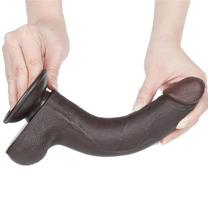 LOVETOY - SLIDING SKIN DUAL LAYER DILDO 8.5
