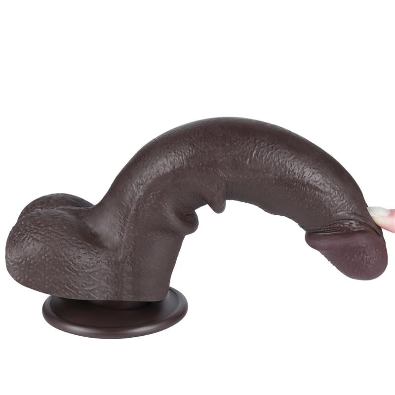 LOVETOY - SLIDING SKIN DUAL LAYER DILDO 8.5