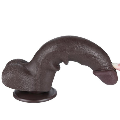LOVETOY - SLIDING SKIN DUAL LAYER DILDO 8.5