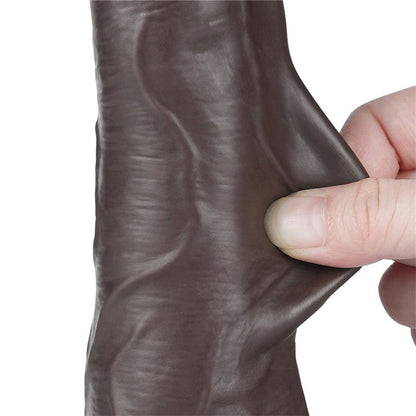 LOVETOY - SLIDING SKIN DUAL LAYER DILDO 8.5