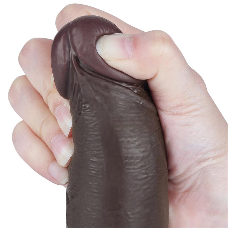 LOVETOY - SLIDING SKIN DUAL LAYER DILDO 8.5