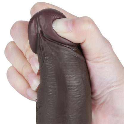 LOVETOY - SLIDING SKIN DUAL LAYER DILDO 8.5