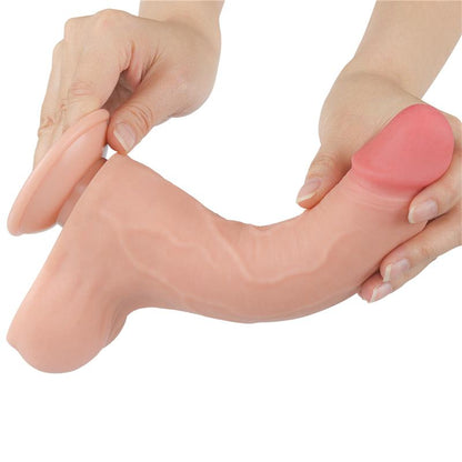 LOVETOY - SLIDING SKIN DUAL LAYER DILDO 8.5