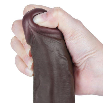 LOVETOY - SLIDING SKIN DUAL LAYER DILDO 8.5
