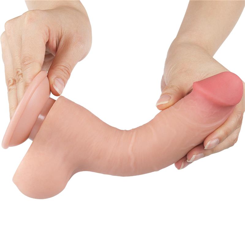 LOVETOY - SLIDING SKIN DUAL LAYER DILDO 8