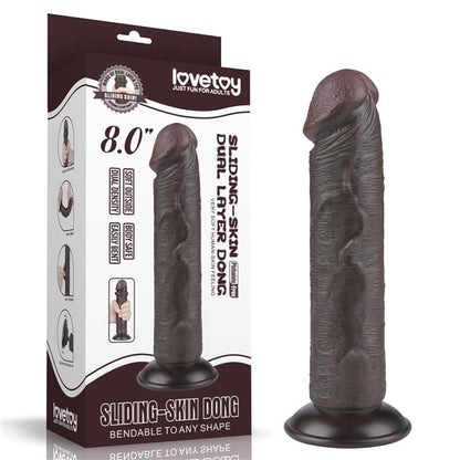 LOVETOY - SLIDING SKIN DUAL LAYER DILDO 8