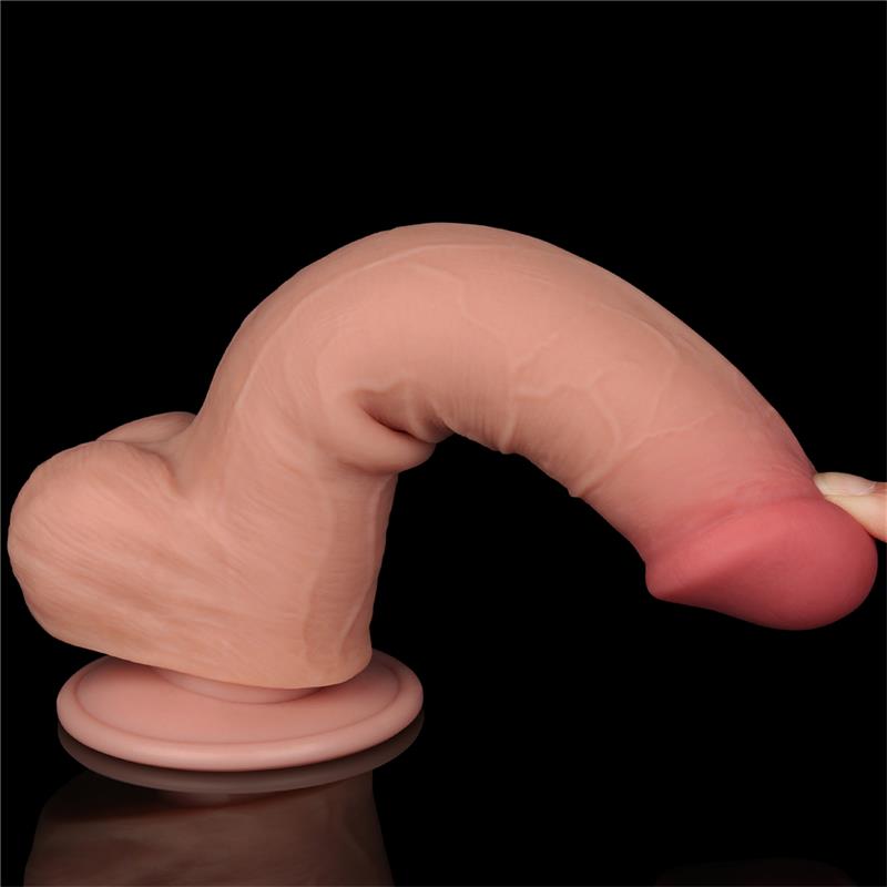 LOVETOY - SLIDING SKIN DUAL LAYER DILDO 8