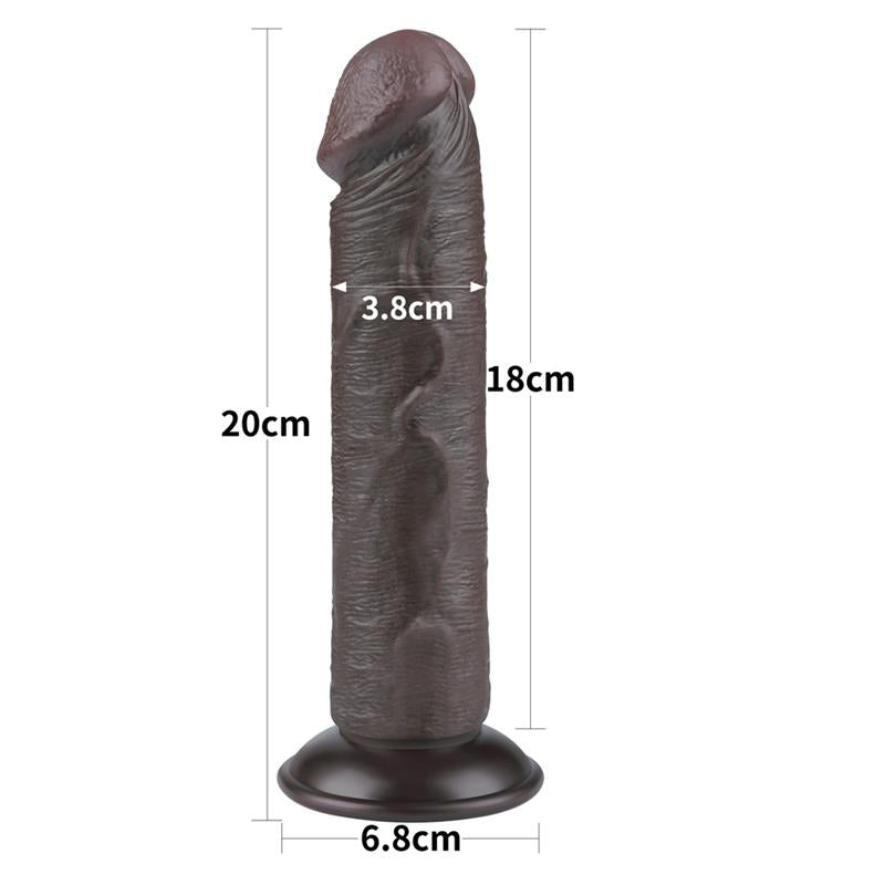 LOVETOY - SLIDING SKIN DUAL LAYER DILDO 8