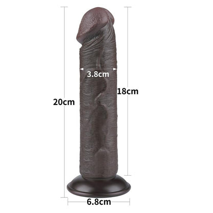 LOVETOY - SLIDING SKIN DUAL LAYER DILDO 8