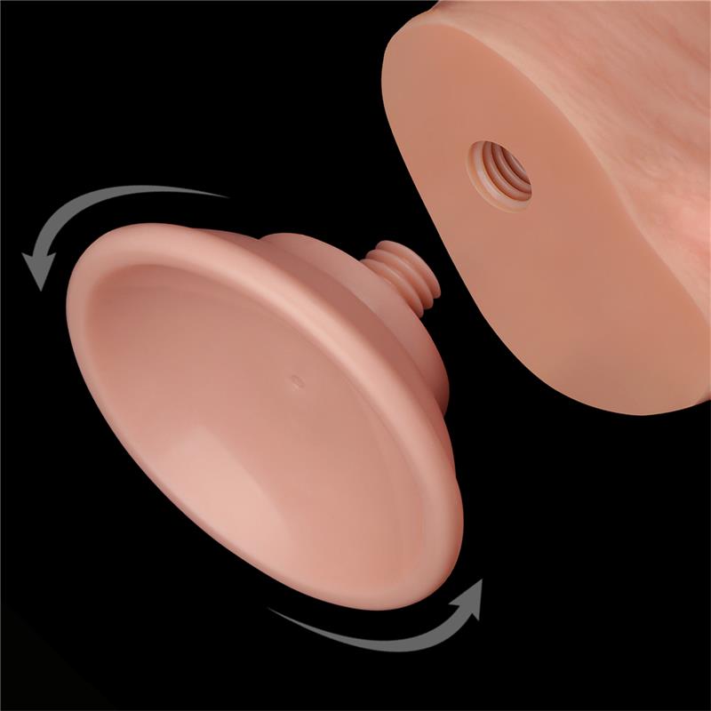 LOVETOY - SLIDING SKIN DUAL LAYER DILDO 8
