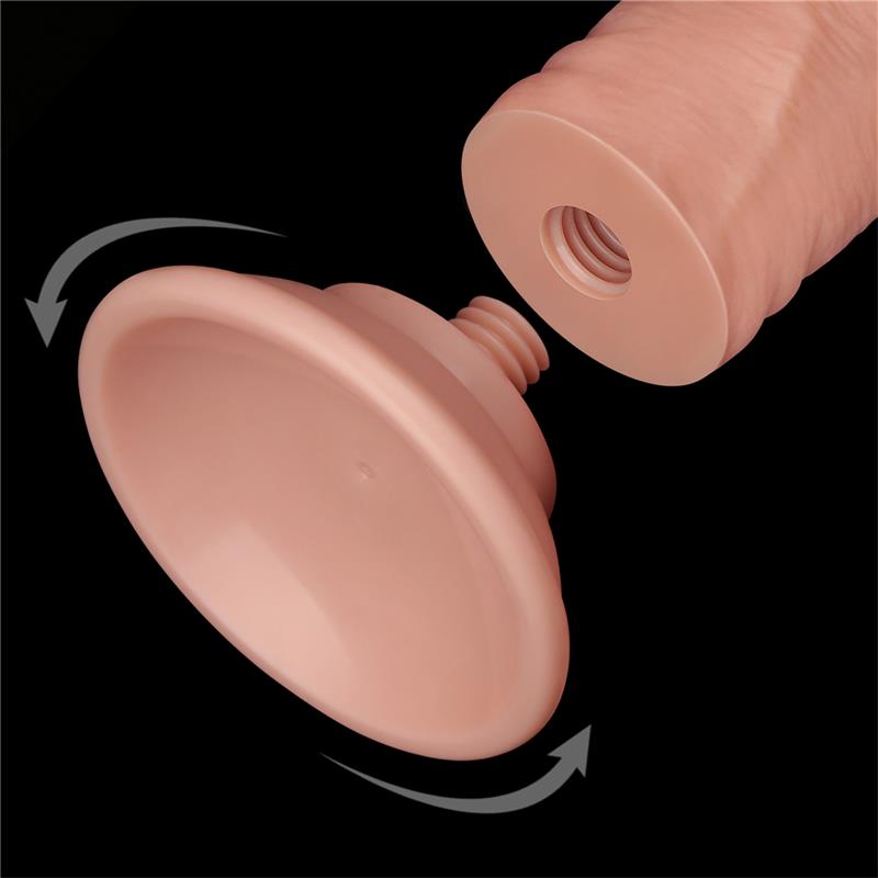 LOVETOY - SLIDING SKIN DUAL LAYER DILDO 8