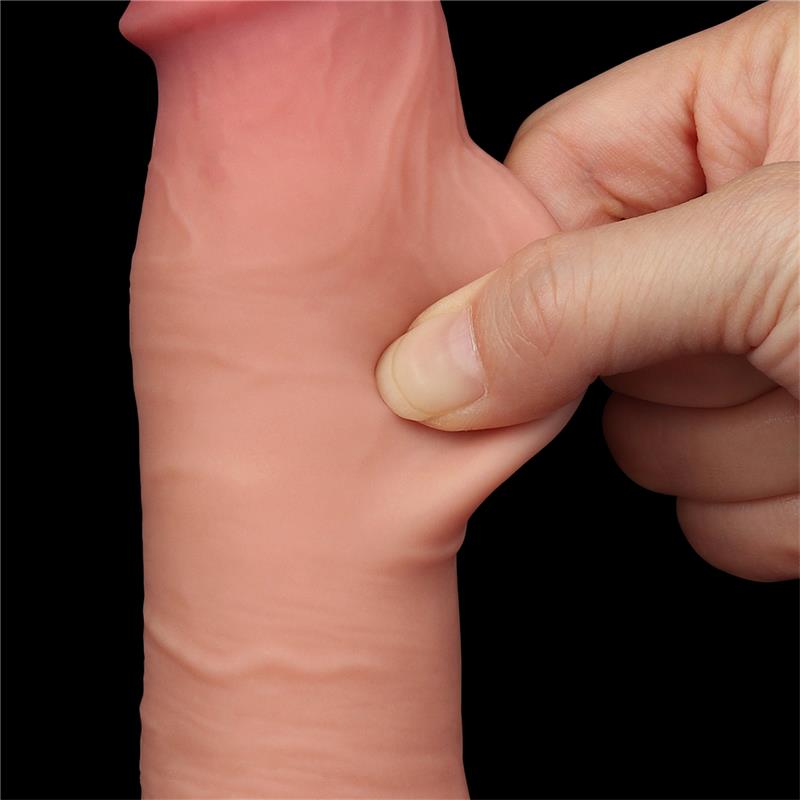 LOVETOY - SLIDING SKIN DUAL LAYER DILDO 8