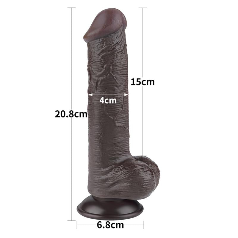 LOVETOY - SLIDING SKIN DUAL LAYER DILDO 8