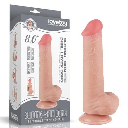LOVETOY - SLIDING SKIN DUAL LAYER DILDO 8