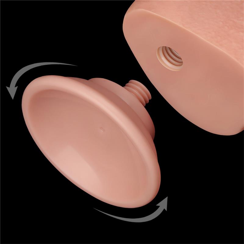 LOVETOY - SLIDING SKIN DUAL LAYER DILDO 9.5