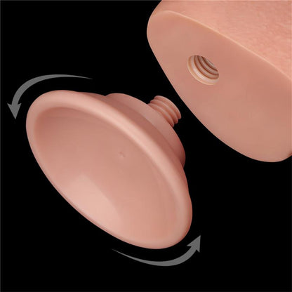 LOVETOY - SLIDING SKIN DUAL LAYER DILDO 9.5
