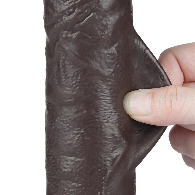 LOVETOY - SLIDING SKIN DUAL LAYER DILDO 9.5