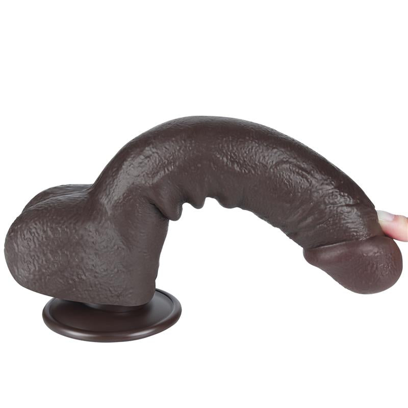 LOVETOY - SLIDING SKIN DUAL LAYER DILDO 9.5