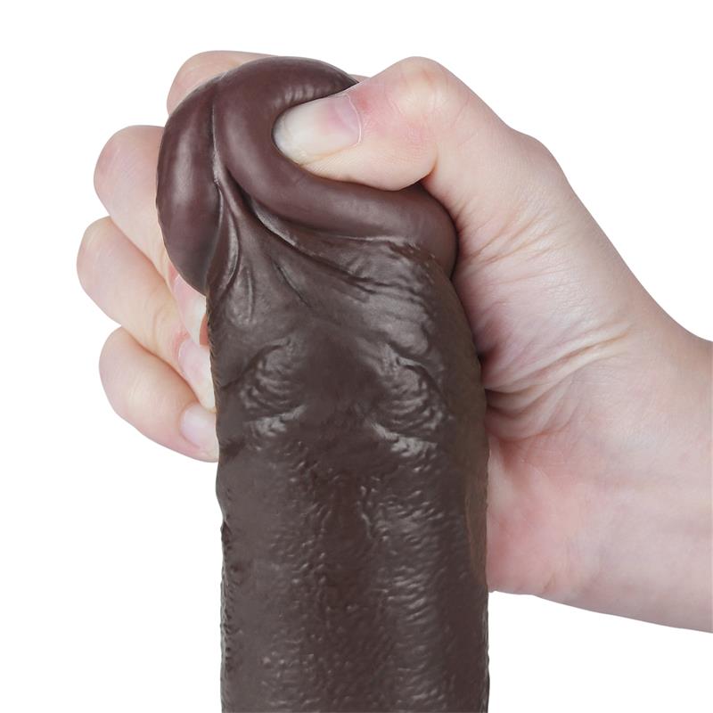 LOVETOY - SLIDING SKIN DUAL LAYER DILDO 9.5