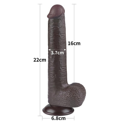 LOVETOY - SLIDING SKIN DUAL LAYER DILDO 9